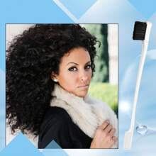 1set/3pcs White Hair Styling & Makeup Tool Set Including Tailed Comb, Double-Sided Comb And Eyebrow Brush ,Hair Styling Tools Hair Accessories For Barber Salon Beauty Travel Essential Hair Products,Hair Cares,Hair Accessories,Summer,Holiday - White - View 5