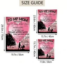 1 szt. Różowy Do Mama Love Poster Romantyk Matka  Prezent Płótna Obraz Artystyczny Rodzina Sztuka ścienna Sypialnia Gabinet Dekoracje