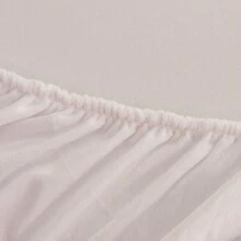 3件纯色柔软亲肤牛奶绒床单枕套套装（1床单2枕套）简约时尚温暖舒适裸睡无忧即暖法兰绒布艺床品套装母婴A级如牛奶般亲肤10个尺码马卡龙色 - 乳白色 - 查看 10