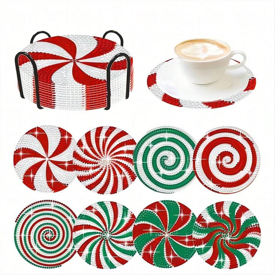 Diamond Painting Coasters - Multicolor - View 1