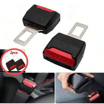 2 st bilbältesförlängare, spänneinsats säkerhetsbältestillbehör, 20-22 mm, Gm