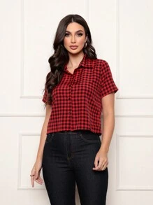 Women Blouses - Đỏ - Xem 5