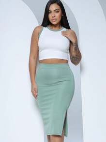 Women Two-piece Outfits - 綠色 - 查看 1