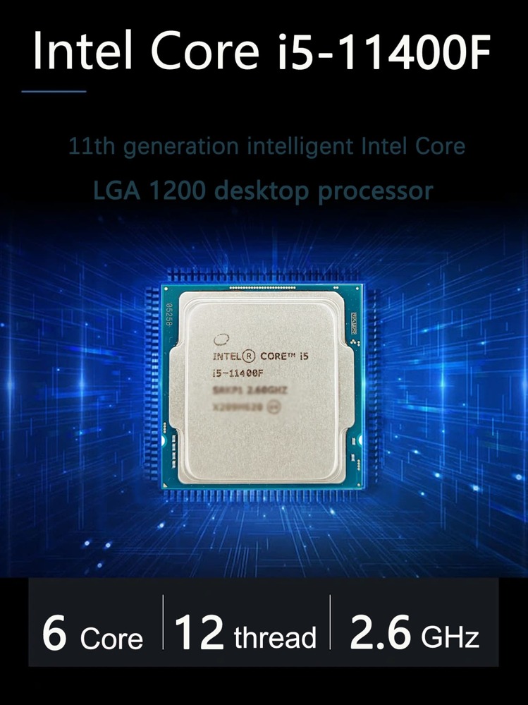 Intel Core i5-11400F CPU LGA1200 ファン付き Amazon.com: Intel® Core™ i5-11400F Desktop Processor 6 Cores