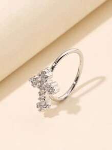 1 件 20 克圓形鼻環鼻釘,帶有十字形水鑽裝飾,適合女士日常佩戴 - 彩色 - 查看 4