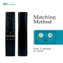 AU CLICKER 1件 Bn59-01312f 電視語音遙控器,與三星電視兼容,可替換所有帶聲音功能的三星智能曲面 Qled Led Lcd 8k 4k 電視 - BN59-01312F - 查看 5