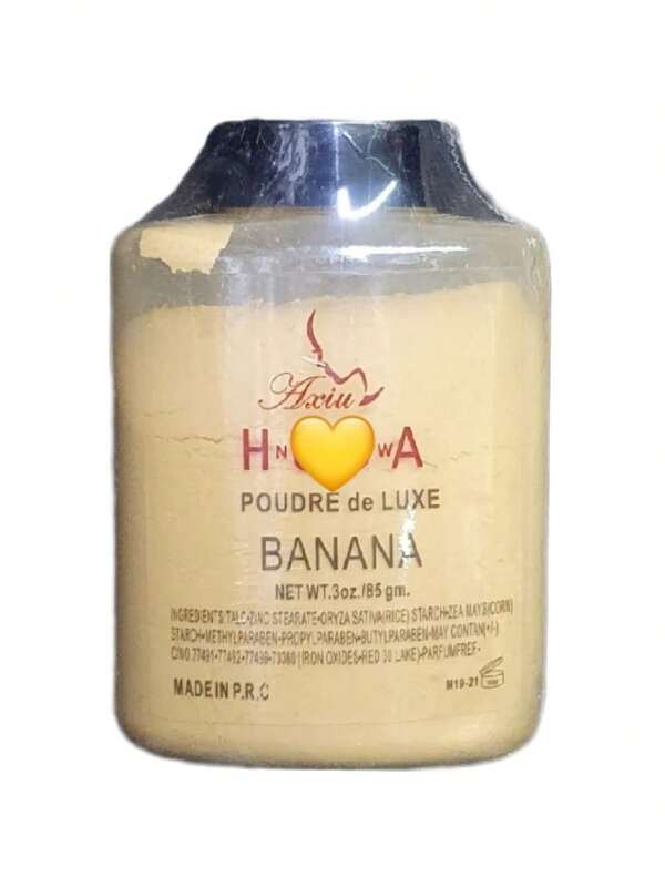 1 Polvo Banana Fijador De Maquillaje