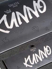 Pr Box Kunno Sinless Beauty Set Sombras Kunno Fijador Brillo - Negro - Ver 3