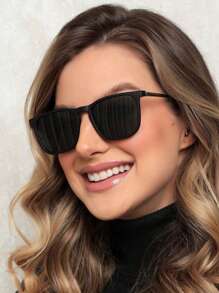 Óculos De Moda Feminina Casual Presente Perfeito Para Amigos Para Uso Diário COM ESTOJO LENTE UV400