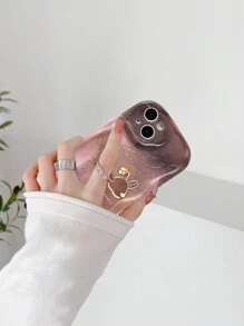 兼容苹果/高端分层硅胶水彩手机壳 - 彩色 - 查看 2