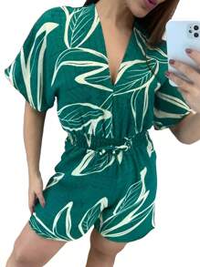 Women Jumpsuits - màu xanh lá - Xem 1