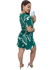 Women Jumpsuits - màu xanh lá - Xem 4