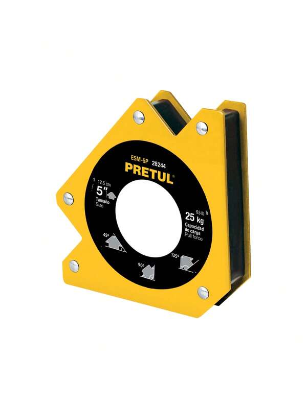 Escuadra magnética 5" para soldar capacidad 24 kg pretul esm-5p 28244
