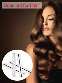 10 Pieces Perm Rods for Long Hair Plastic Perm Curl Rods Cold Wave Rods Hair Curling Roller Hair Styling Hairdressing Tools(White) - White - View 5