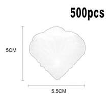 500片紅色無紡布製玫瑰花瓣人造花,適用於婚禮、情人節、派對、求婚、家居裝飾,尺寸5*5cm