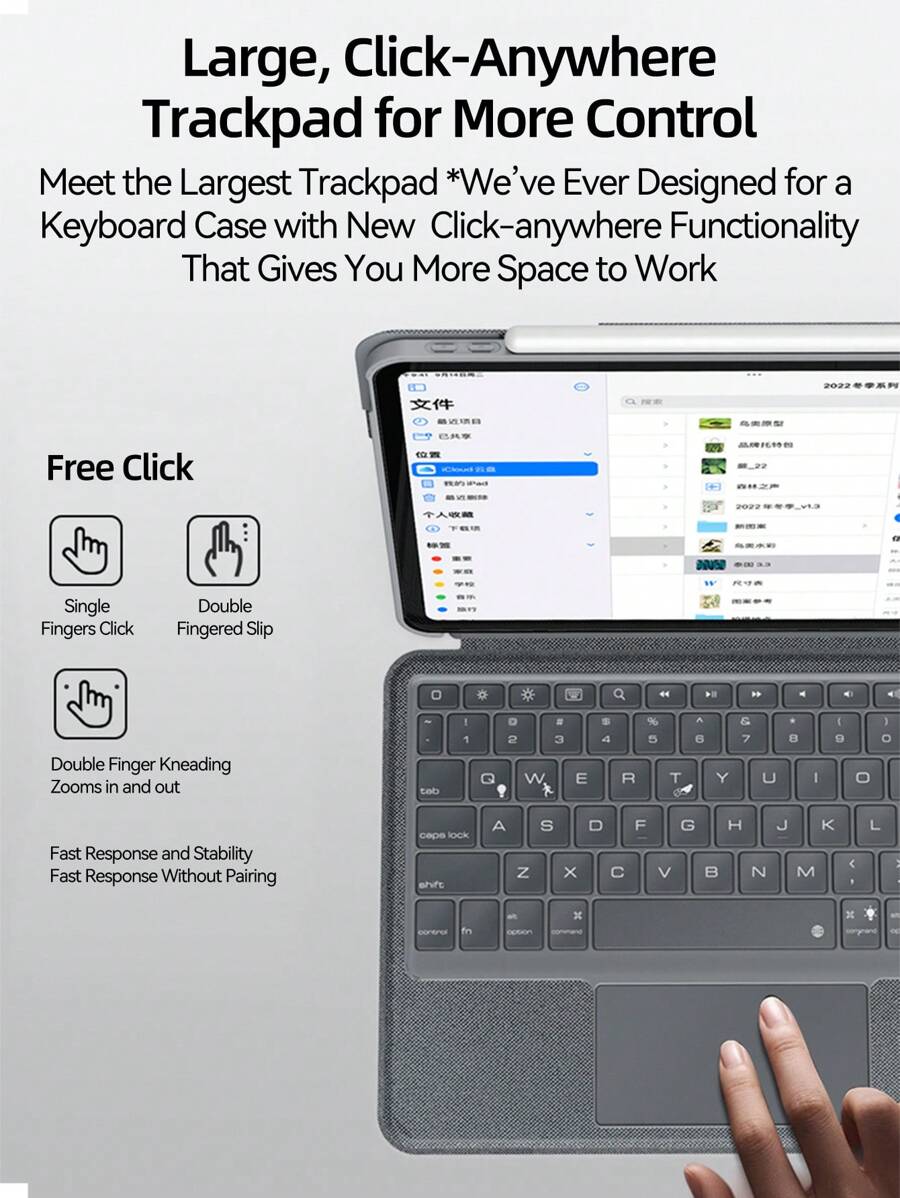 DANYCASE Magic Keyboard Case Compatible With Ipad Mini 7 A17Pro 2024
