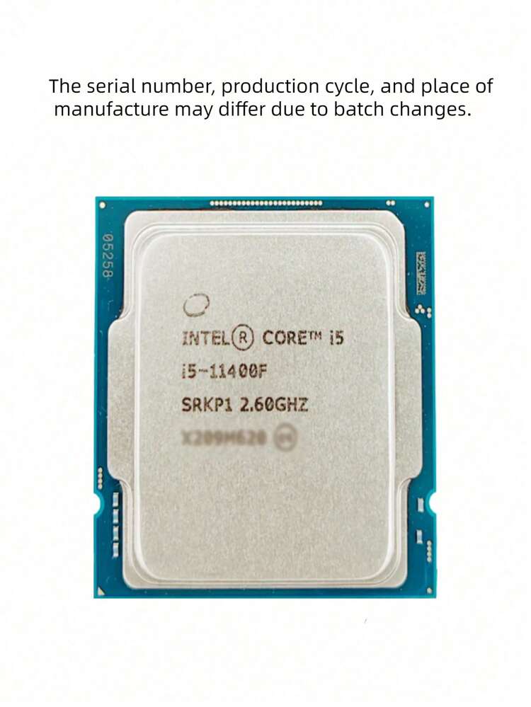 CPU Intel Core i5-11400F CPU Intel i5 11400F cpu