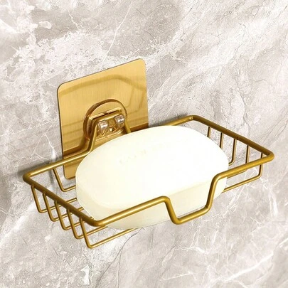 Stainless Steel Soap Dish Wall Mounted Bathroom Soap Holder For Drain, No Drilling Needed Home Bathroom Decor Fall Decor Back To School