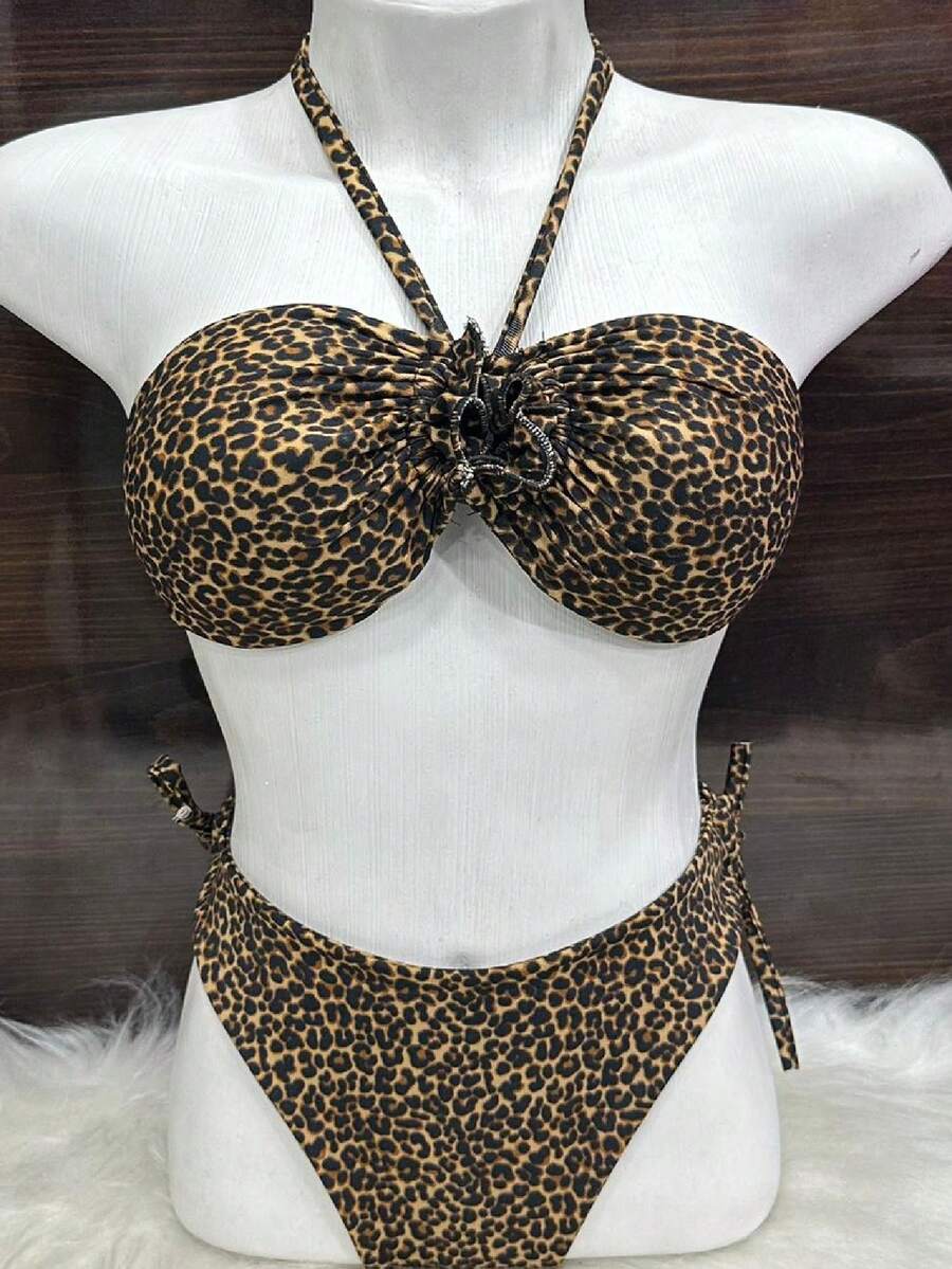 Women Two-piece Outfits - màu nâu - Xem 1