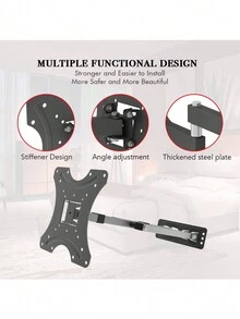 Arm Base Support For 17-42 Inch TV Monitor Screen