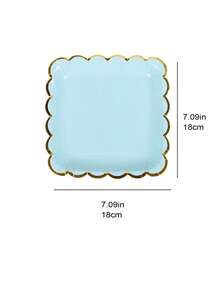 10 Vasos Desechables Amarillos Con Borde Dorado, Diseño De Arte De Estampado De Lámina - Amarillo - Ver 3