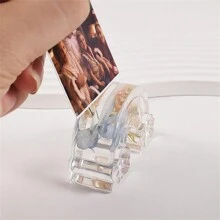 1pc Clear Glue Crystal Cloud Shaped Silicone Mold For Diy Resin Crafts Card Holder/photo Display Stand