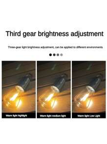 戶外露營燈,采用鎢絲和led燈泡,适用于夜市和街边小摊。高品質戶外露營燈,采用鎢絲和充電式led燈泡,適用於夜市和家庭使用。 - 黑色 - 查看 5