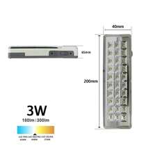 lampara de emergencia recargable luz neutra, 3w 30 LED - Blanco - Ver 2