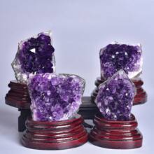 1個亞克力盒裝天然金屬礦石粗野鉍晶銻礦晶體岩石礦石裝飾用 - 隨機形狀 - 查看 3