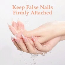 GLOZ 18ML Nail Glue Nail Bond Brush In Nail Glue For Press On Nails Nail Tips & Fake Nails Super Strong Nail Glue For Nail Tips Long Lasting Acrylic Nails Gel Glue - Clear - View 6