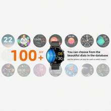 Pantalla redonda HD de 1,39", batería de 210mAh, reloj inteligente para mujeres, adecuado para regalar a mamá, con función de llamada (responder/marcar), reproductor de voz/música IA/rastreador de actividad física, también adecuado para el seguimiento de actividades de mujeres, reloj inteligente para hombres, múltiples modos deportivos, compatible con Android e iOS - Rosa - Ver 4