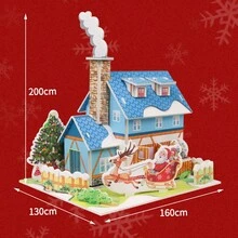 2pcs Christmas Gift Large 3d Puzzle (random & Non-repeating) - Random - View 8