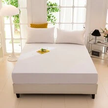 3件纯色柔软亲肤牛奶绒床单枕套套装（1床单2枕套）简约时尚温暖舒适裸睡无忧即暖法兰绒布艺床品套装母婴A级如牛奶般亲肤10个尺码马卡龙色 - 乳白色 - 查看 4