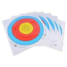 10張/包射擊練習用靶紙 - 紅色 - 查看 6