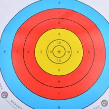 10張/包射擊練習用靶紙 - 紅色 - 查看 4