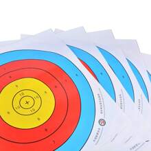 10張/包射擊練習用靶紙 - 紅色 - 查看 5