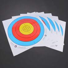 10張/包射擊練習用靶紙 - 紅色 - 查看 7