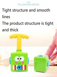 兒童汽車玩具,空氣動力,內置泵,附帶12個小氣球和2個小車,適用於男孩和女孩。這款教育玩具易於入門,外形多樣可愛,可幫助兒童增進靈巧度。非常適合作為感恩節、聖誕節、生日和派對等禮物。 - 黃色 - 查看 4