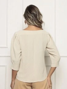 Women T-Shirts - Beige - View 2