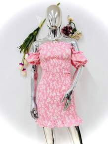 Women Dresses - 粉色 - 查看 1