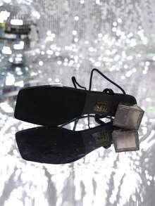 Xăng đan Cao gót Nữ - màu đen - Xem 6