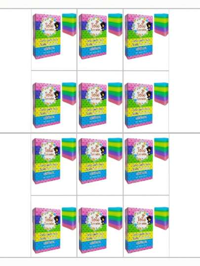 Paquete 12 Piezas Jabón Aclarante Arcoiris Omo White