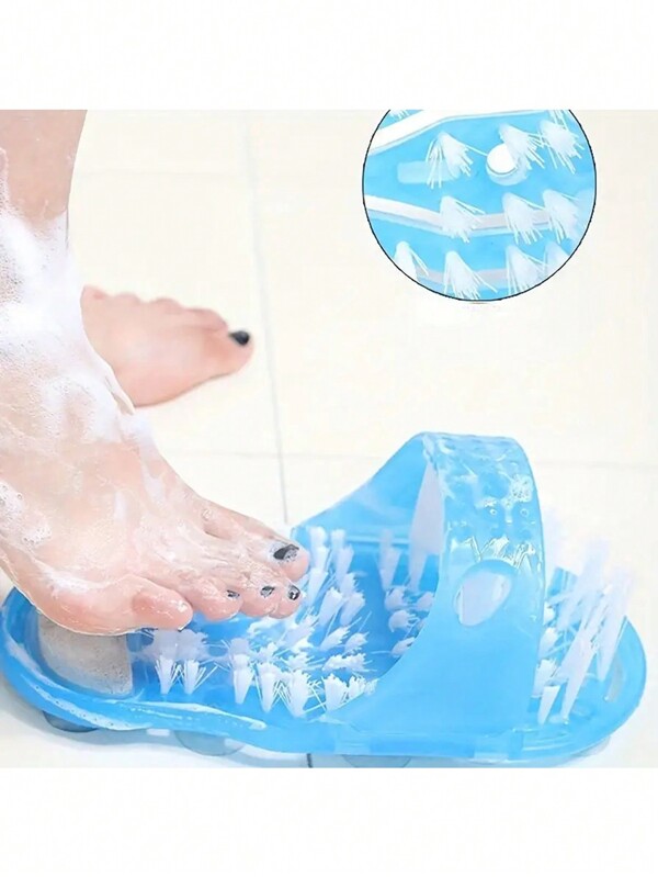 1pc Foot Cleaner Single bathroom slippers Foot Rub Suction Mop