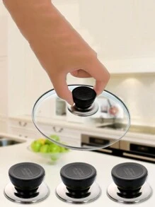 3pcs Ly & Nhựa Nồi Bắt tay / Tay cầm , Thép không gỉ Nồi Xử lý Che phủ & Hạt Che phủ Phụ kiện - Nhiều màu - Xem 2