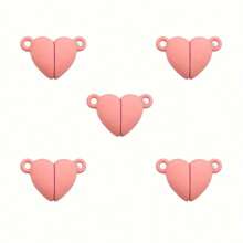 5 Men răng Hình trái tim Móc cài nam châm & 1 đôi Cặp đôi Vòng tay Với Từ tính Vật rủ xuống Phụ kiện trang sức DIY - 5 cặp - Xem 8