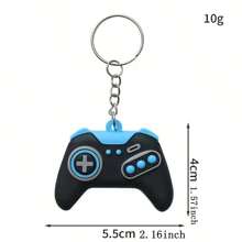 3pcs/Set Unisex Mini Handheld Game Console Keychain Pendant, Creative Gamer Bag Charm, Cute Key Chain, Gift For Friends And Players Car Accessories - Multicolor - View 3