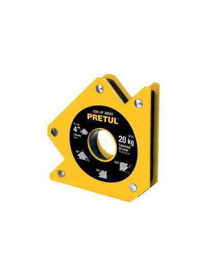 Escuadra magnética 4' para soldar, capacidad 19 kg, Pretul ESM-4P 28243