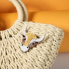 1 Miếng Acrylic Thủ công Con bò Hình dạng Hoạt hình Trâm cài , Đúng mốt Kim băng Đối với Trẻ em Quần áo Phụ kiện , Tất cả các mùa - Nhiều màu - Xem 2