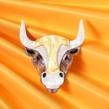 1 Miếng Acrylic Thủ công Con bò Hình dạng Hoạt hình Trâm cài , Đúng mốt Kim băng Đối với Trẻ em Quần áo Phụ kiện , Tất cả các mùa - Nhiều màu - Xem 4
