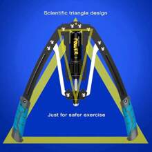 1 Miếng Arm Rèn luyện sức mạnh Thiết bị Giãn nở ngực Và Nắm chặt - màu đen - Xem 5